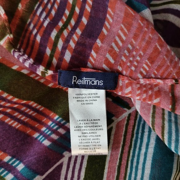 🌸 3 for $20 🌸 NWOT Reitmans Lightweight Patterned Scarf - Picture 3 of 3